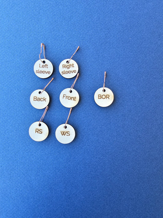 Raglan Stitch Markers - Bottom Up Raglan-La Cave à Laine