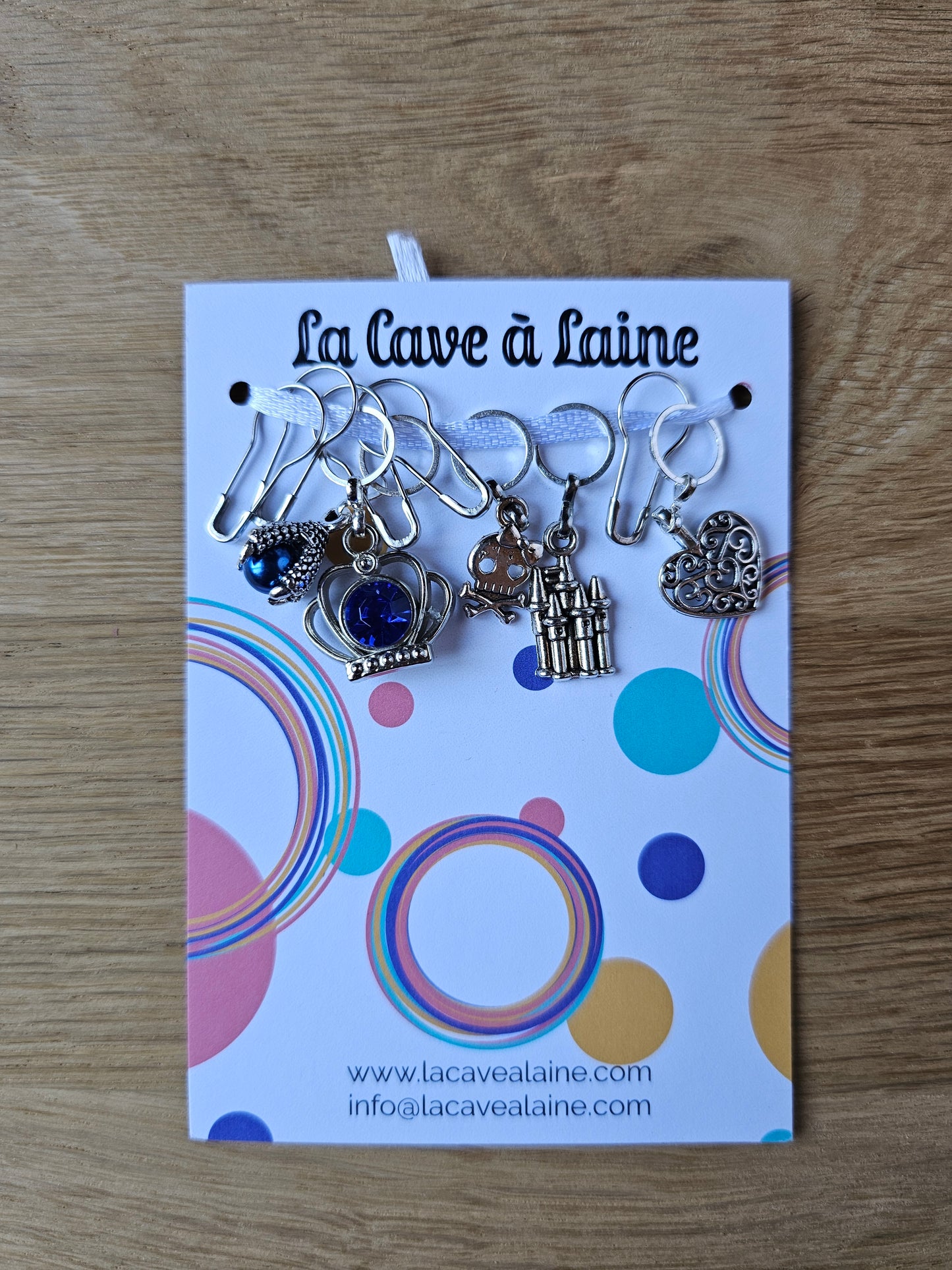 10 Stitch Markers - Once upon a time-La Cave à Laine