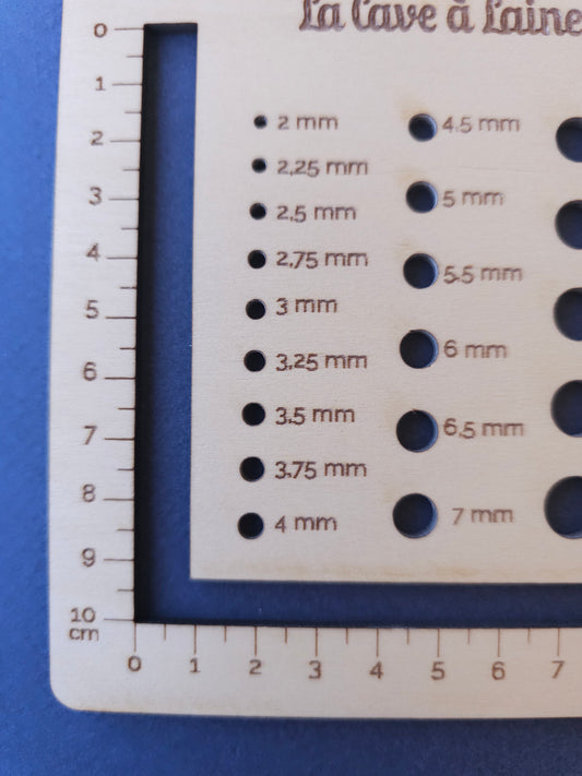 Gauge Ruler - Wood-La Cave à Laine