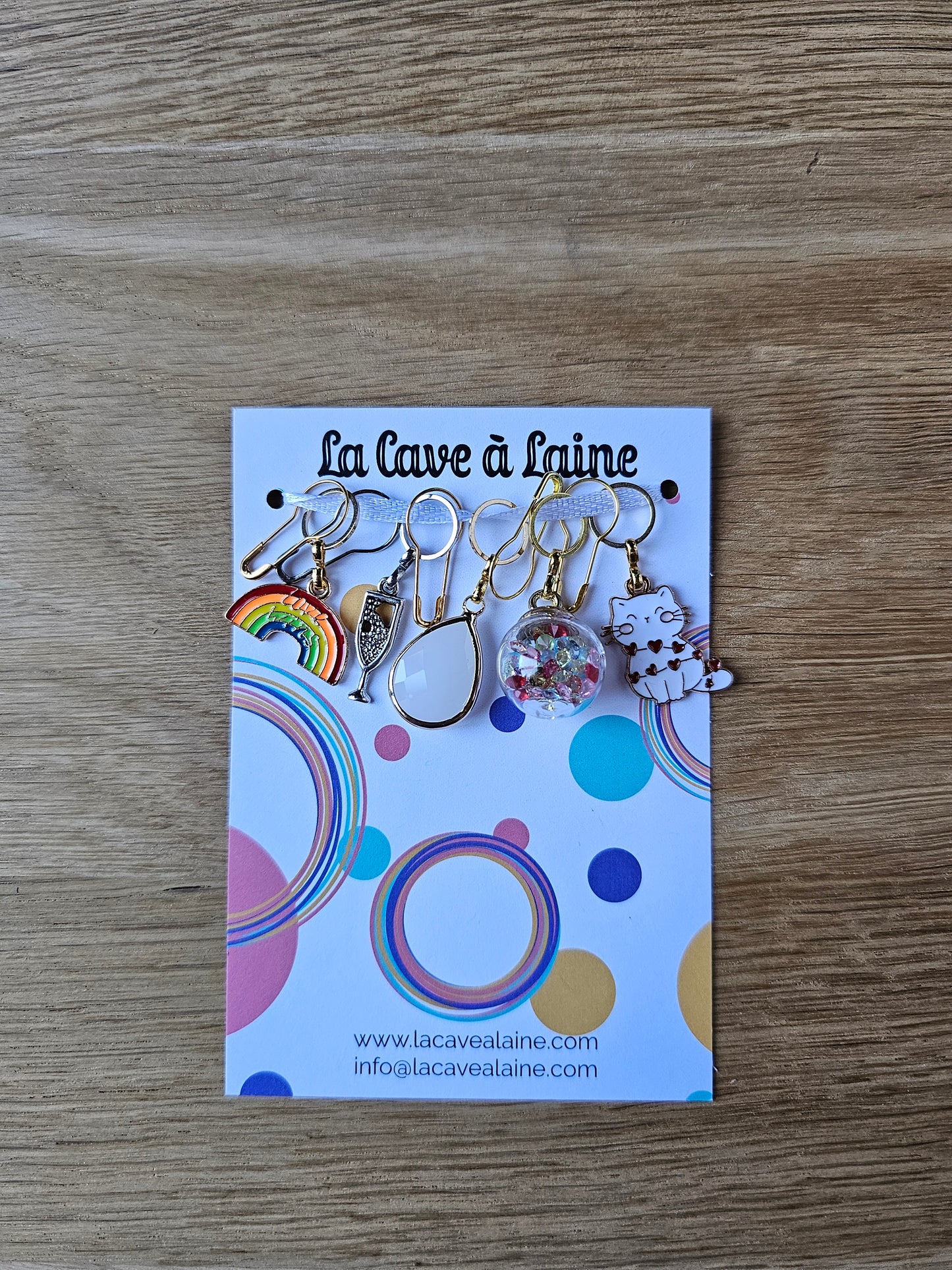 10 Stitch Markers - Tay Tay-La Cave à Laine