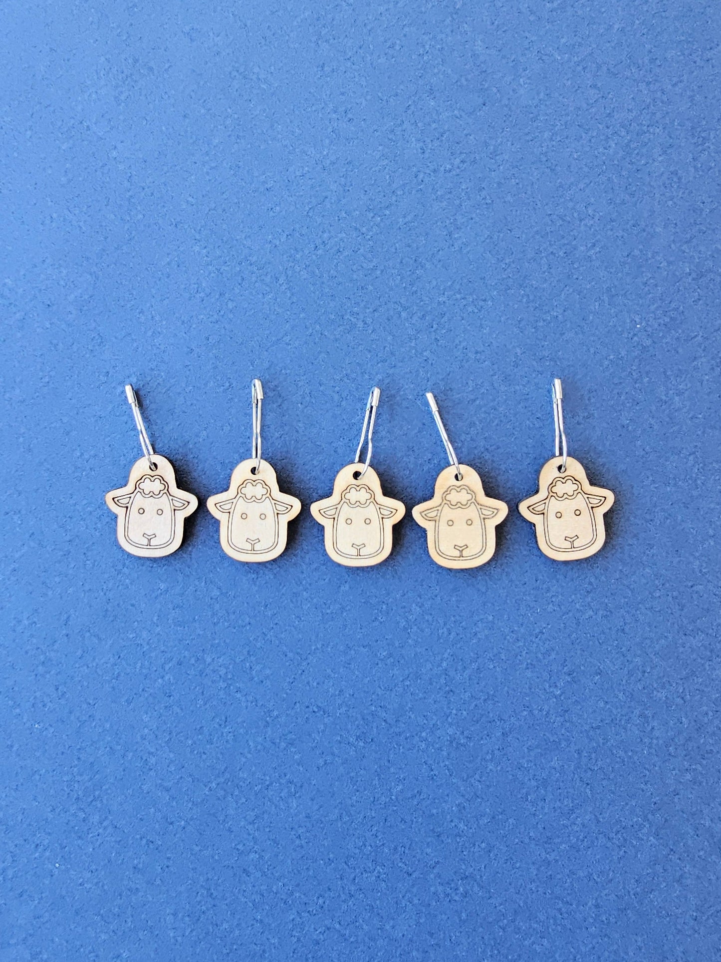 5 Sheep Stitch Markers