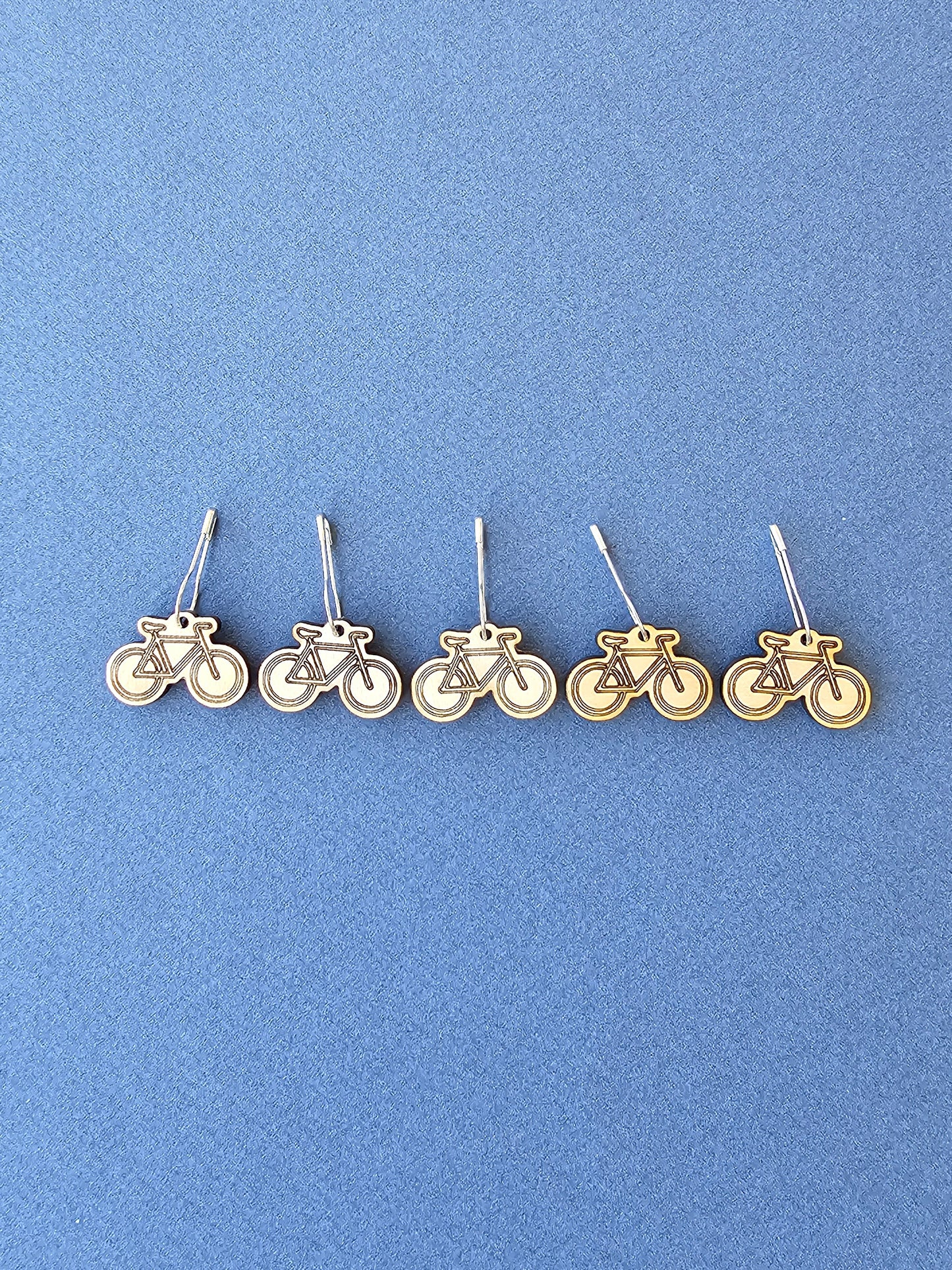 5 Bikes Stitch Markers