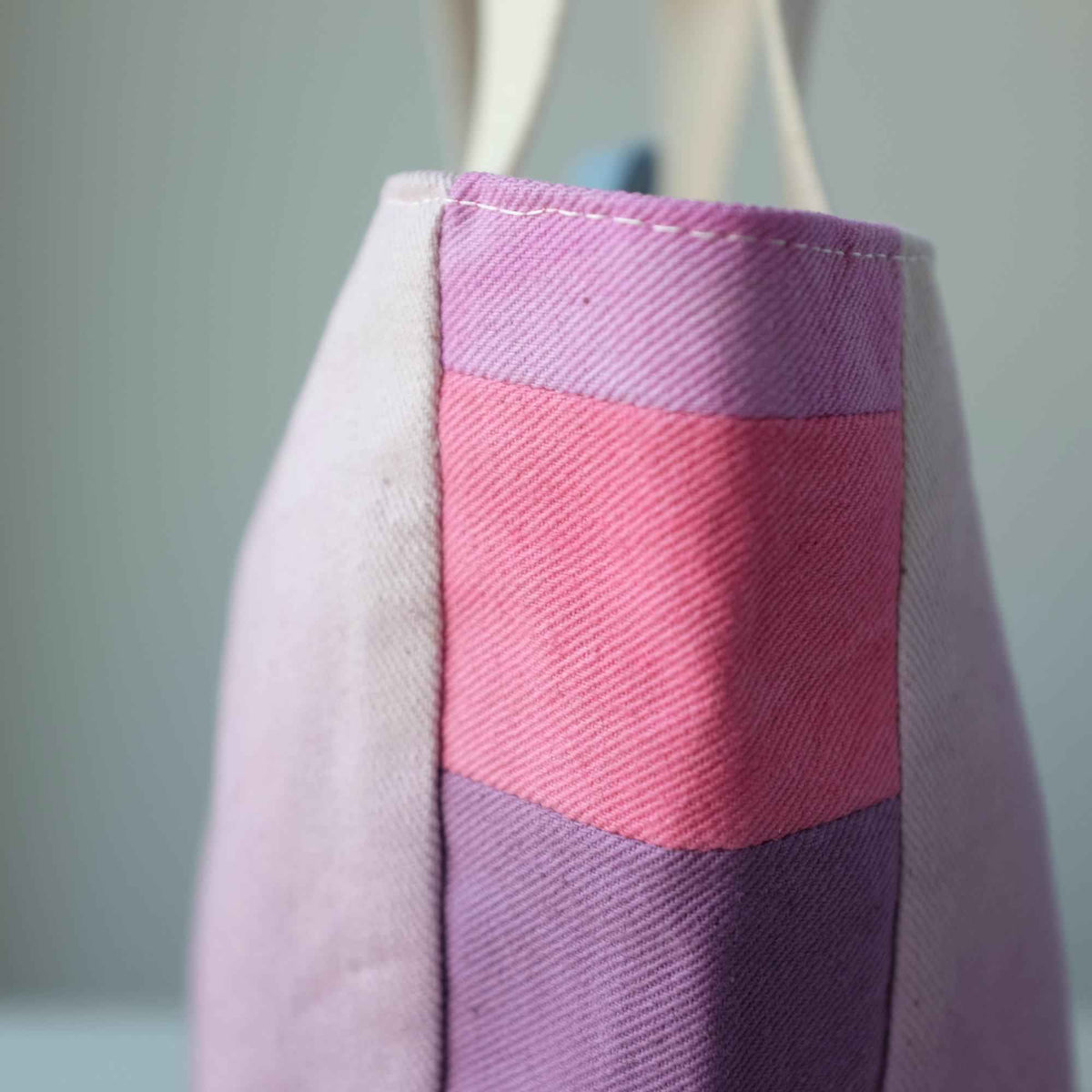 Aquarelle Project Basket - Hand-Dyed Organic Cotton, Rosa & Viola - END OF COLLECTION-La Cave à Laine