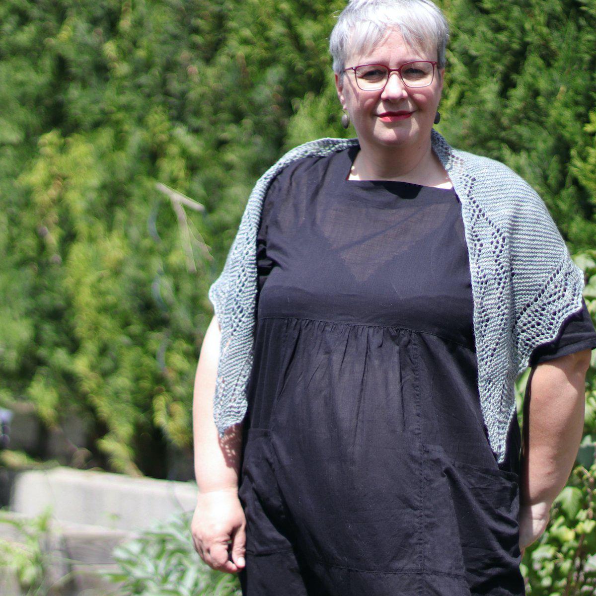 Sapore di Sale Shawl - PDF pattern download-La Cave à Laine