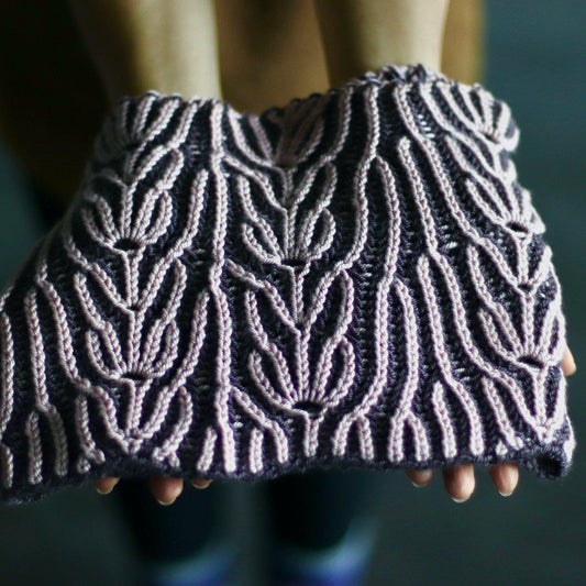 Ciliegio Cowl - PDF pattern download-La Cave à Laine