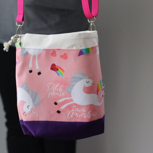 Unicorns Project Bag - Crossbody-La Cave à Laine