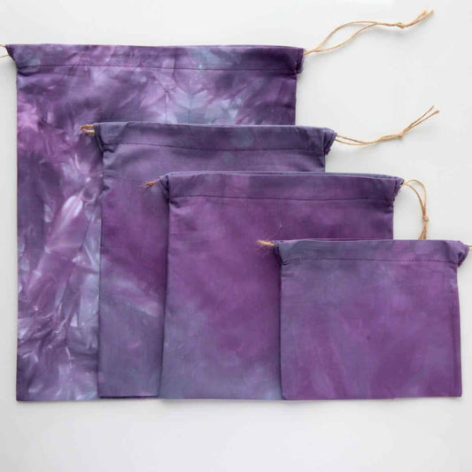 Knits Cosy - Organic Cotton, Hand-Dyed, Amethyst-La Cave à Laine