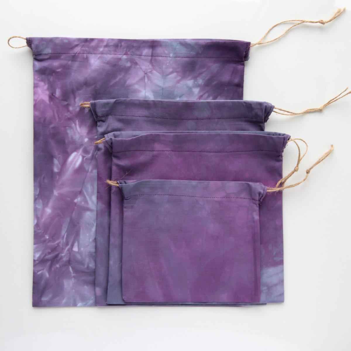 Knits Cosy - Organic Cotton, Hand-Dyed, Amethyst-La Cave à Laine