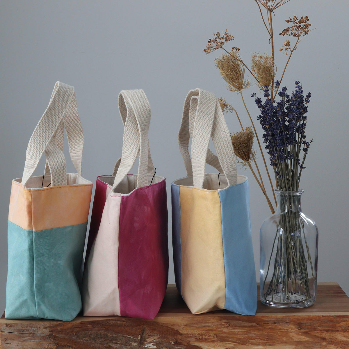 Handcrafted Canvas Bag - Gioia Sicilia - Orchidea e Ginestra-La Cave à Laine