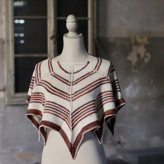 Aculei Shawl - PDF pattern download-La Cave à Laine