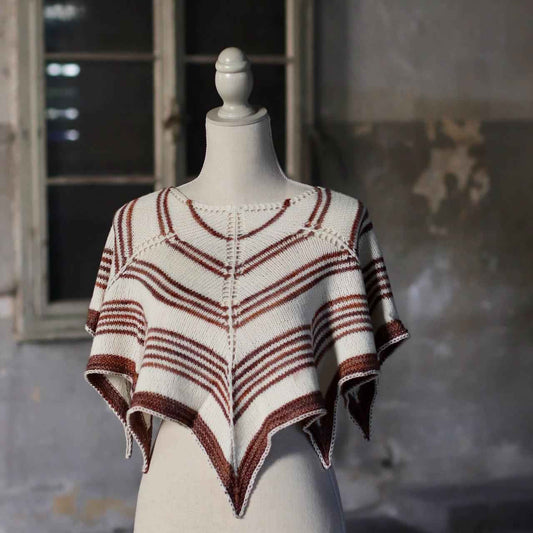 Aculei Shawl - PDF pattern download-La Cave à Laine