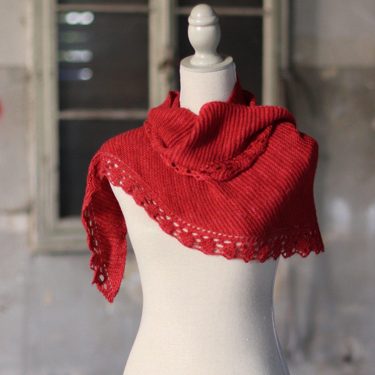 Ad Infinitum Shawl - PDF pattern download-La Cave à Laine