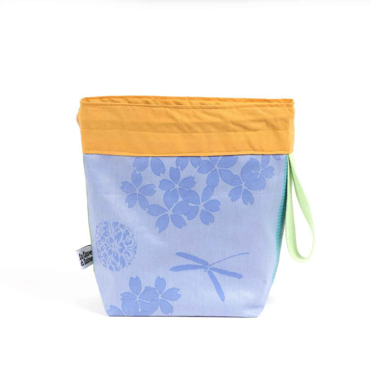Cerata Bucket Project Bag - Wristlet Strap, Large-La Cave à Laine