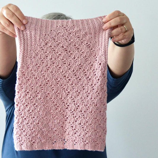 Amabilis Cowl - PDF pattern download-La Cave à Laine