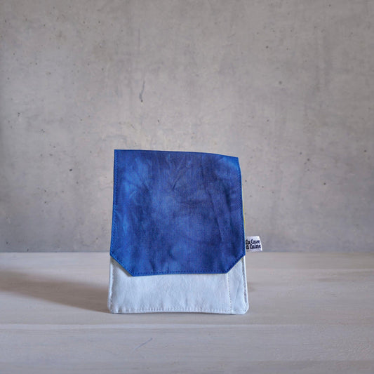 Travel Pouch - Blue & Yellow & Sky Blue-La Cave à Laine
