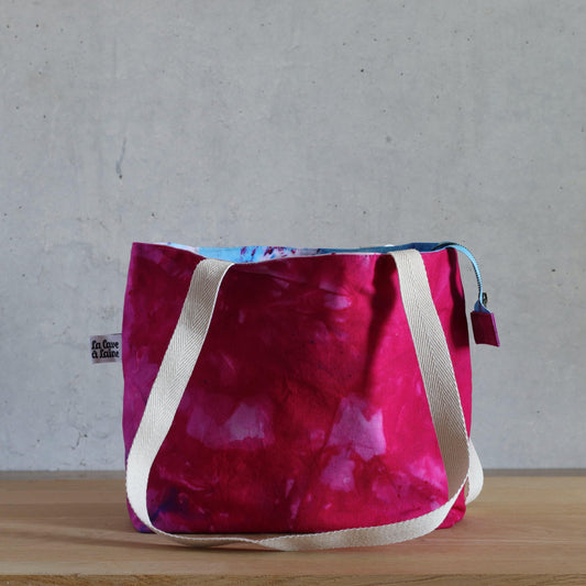 Carryall Bag - Pink!-La Cave à Laine