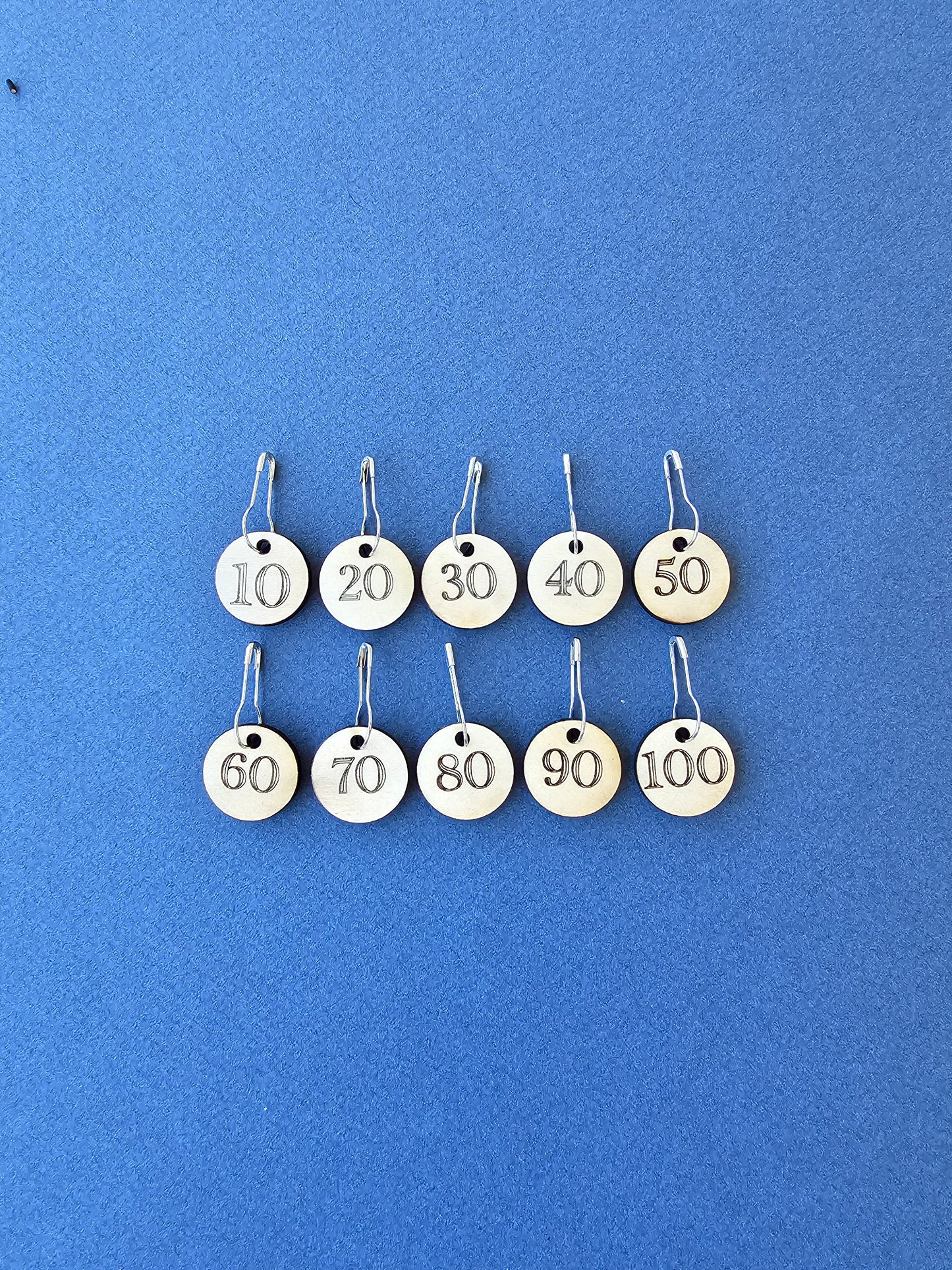 Marqueurs de maille de 10 à 100