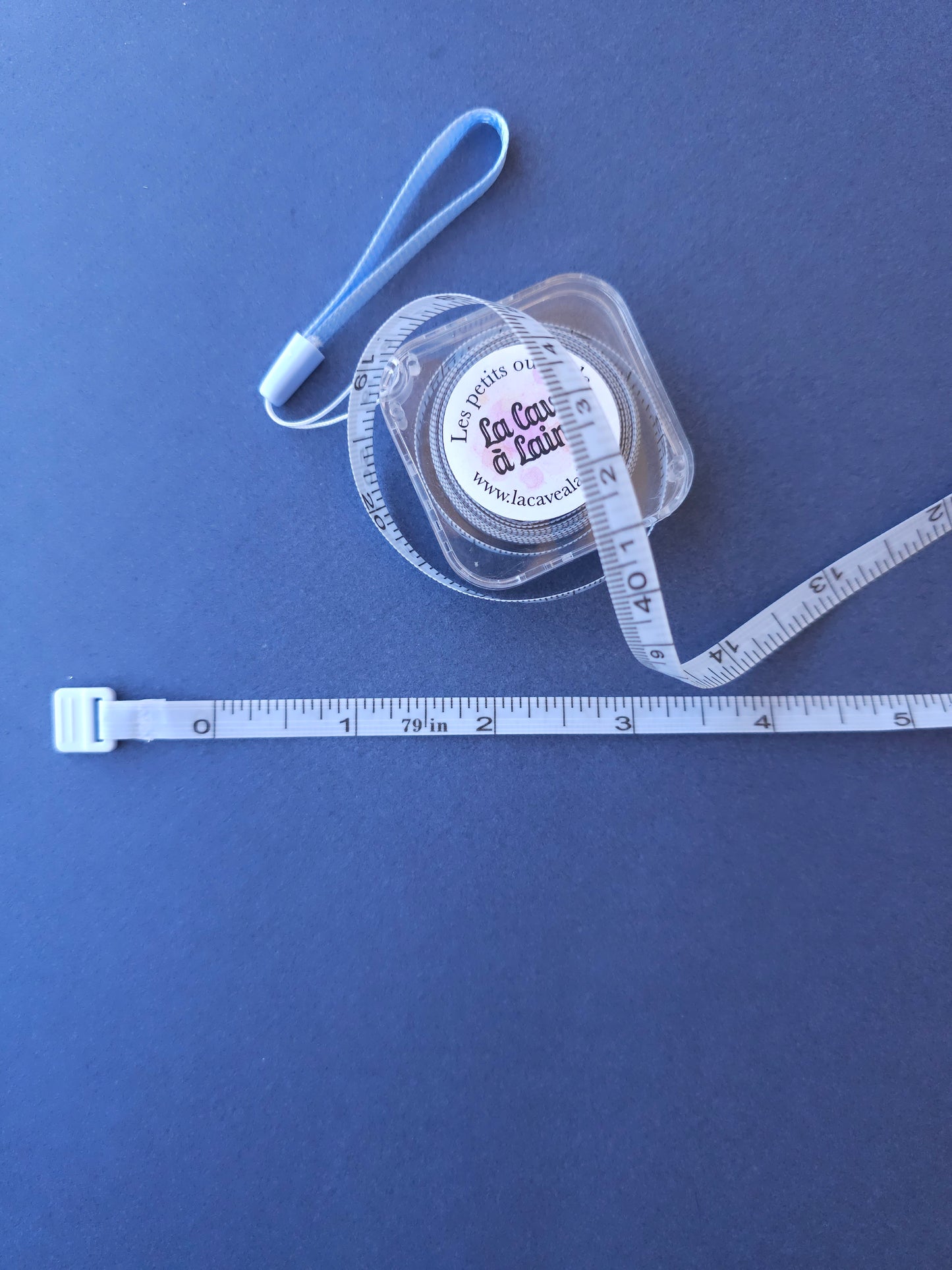 Clear Measuring Tape - Light Blue