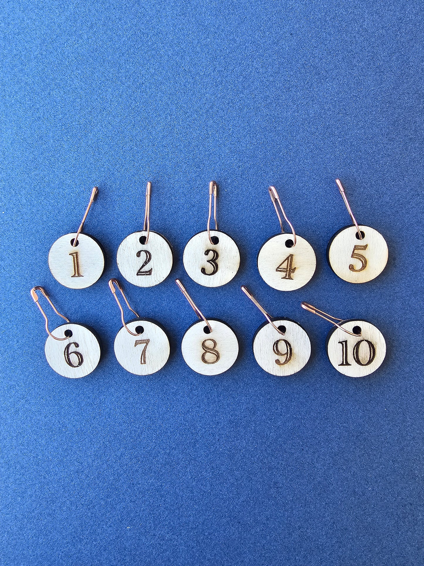 1 to 10 Counting Stitch Markers