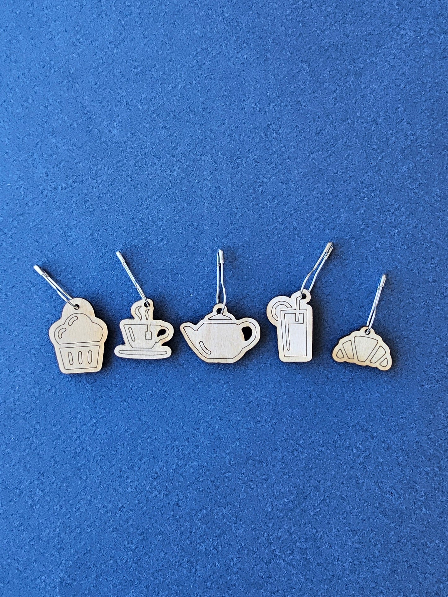 5 Tea Lover Stitch Markers