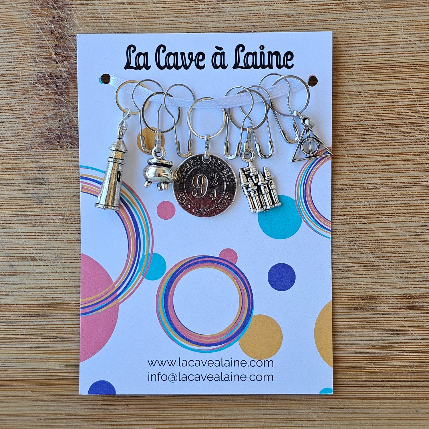 10 Stitch Markers - Harry Potter-La Cave à Laine