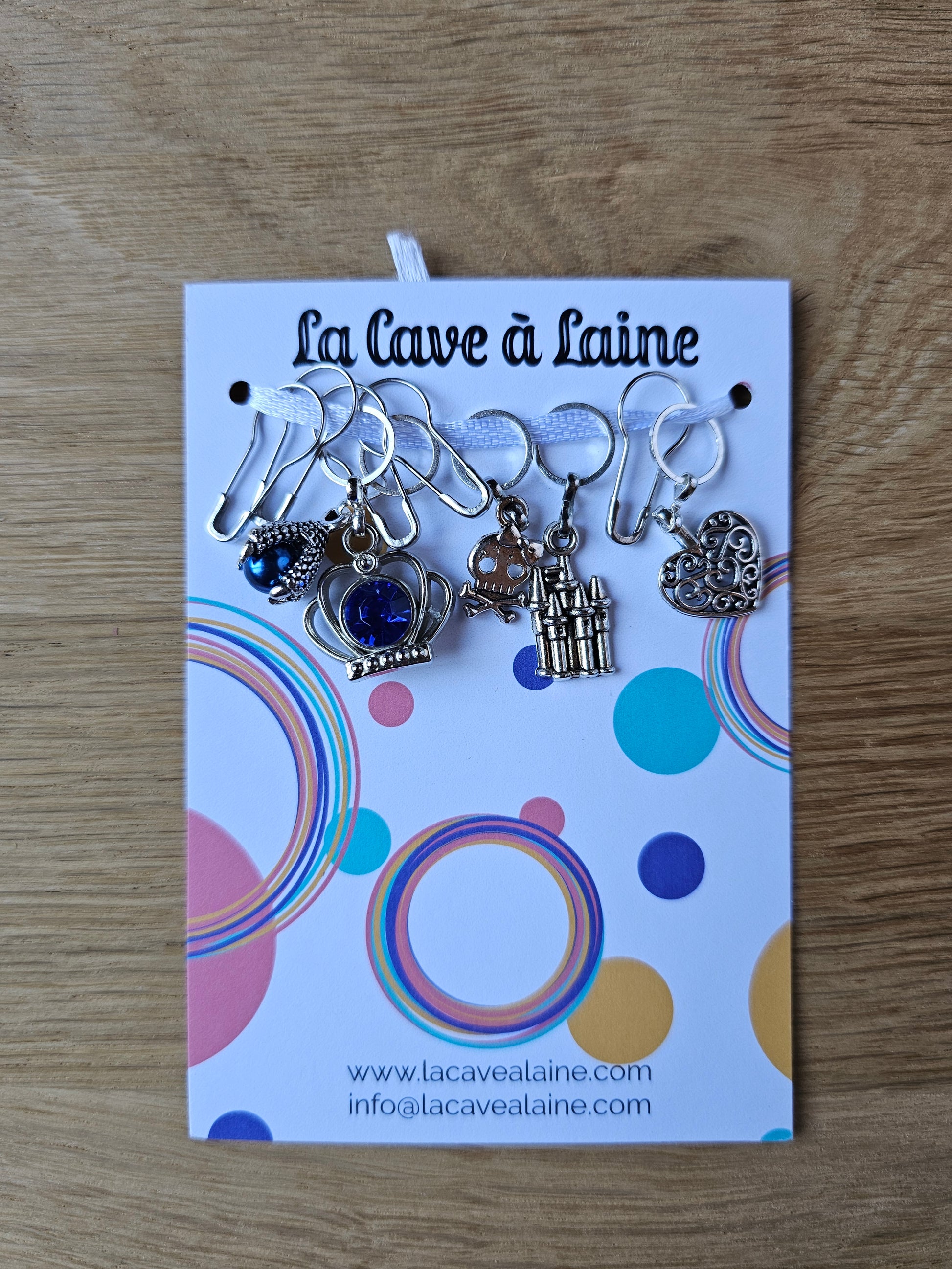10 Stitch Markers - Once upon a time-La Cave à Laine