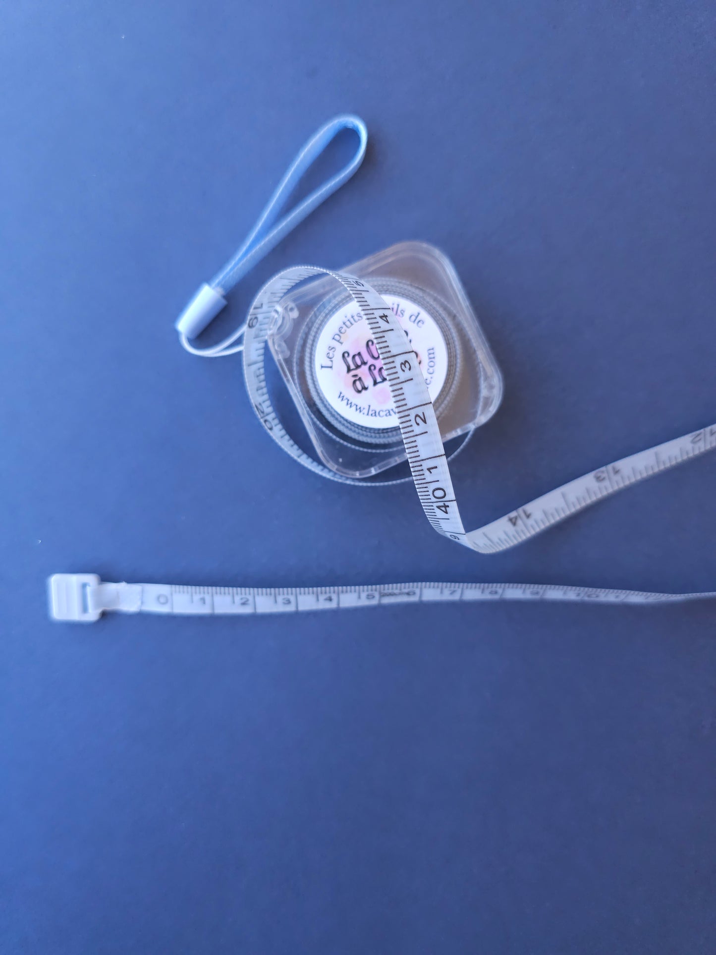 Clear Measuring Tape - Light Blue