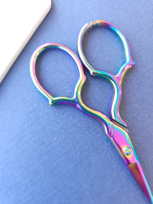 Scissors - Iridescent Rainbow-La Cave à Laine