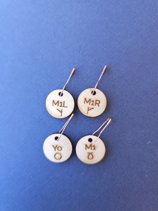 Raglan Stitch Markers - Top Down Raglan-La Cave à Laine