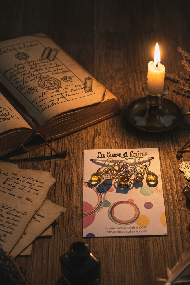 10 Stitch Markers - D&D-La Cave à Laine