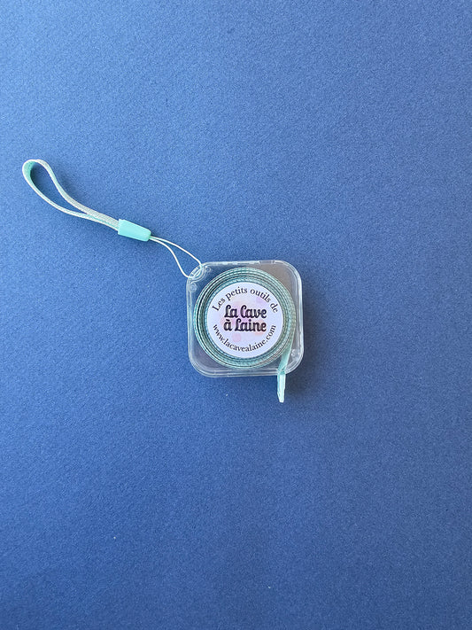 Clear Measuring Tape - Light Green-La Cave à Laine