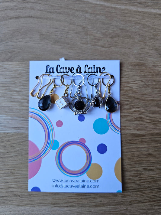 10 Stitch Markers - D&D-La Cave à Laine