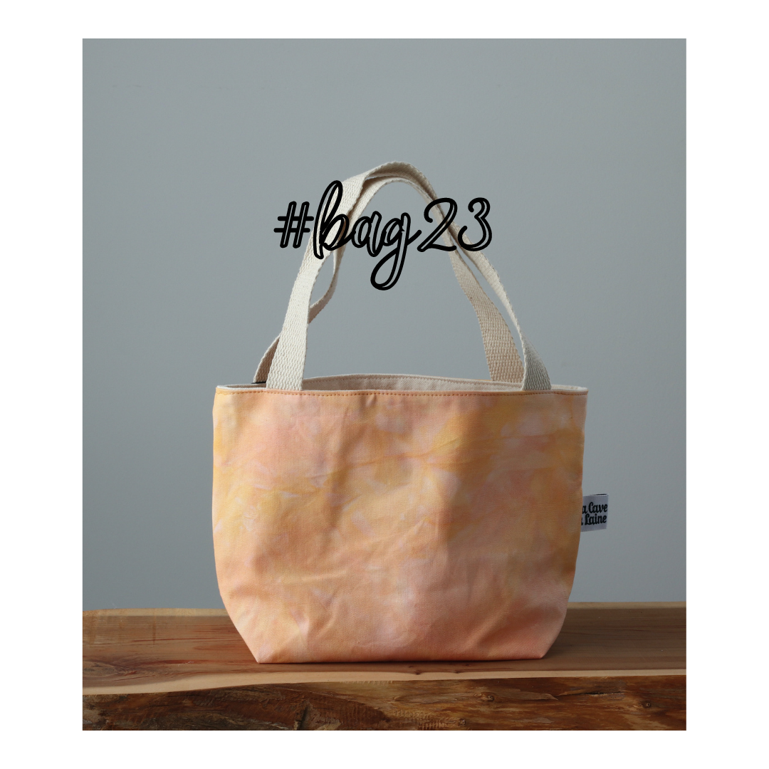 #Bag23 Handcrafted Canvas Bag - Gioia Jewels - Carnelian-La Cave à Laine