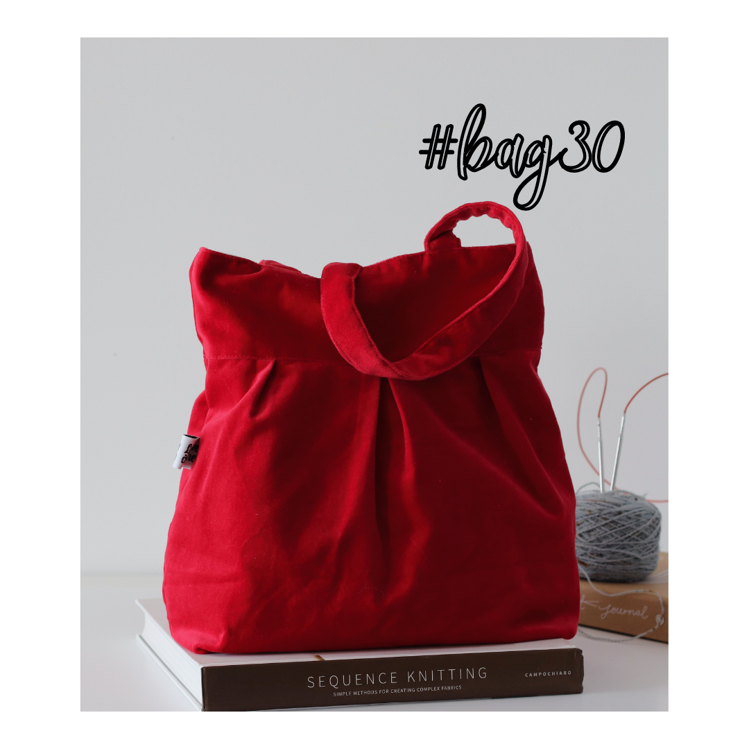 #Bag30: Velvet Handcrafted Bag-La Cave à Laine