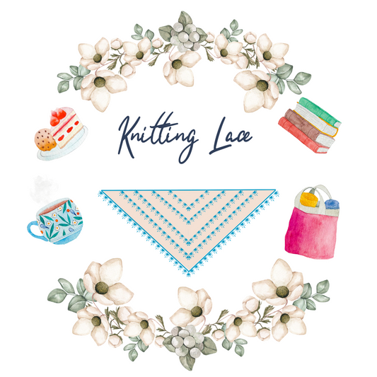 PRE-ORDER - My first time with Lace Knitting Kit - DELUXE-La Cave à Laine