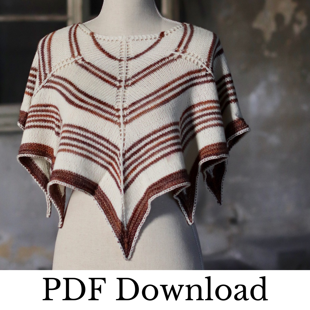 Aculei Shawl - PDF pattern download-La Cave à Laine