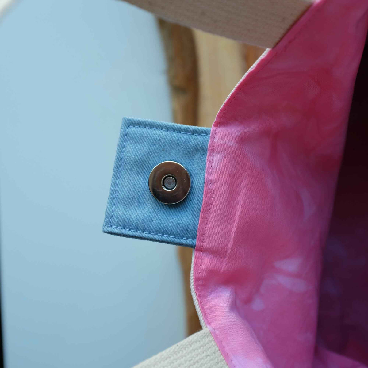 Aquarelle Project Basket - Hand-Dyed Organic Cotton, Rosa & Viola - END OF COLLECTION-La Cave à Laine