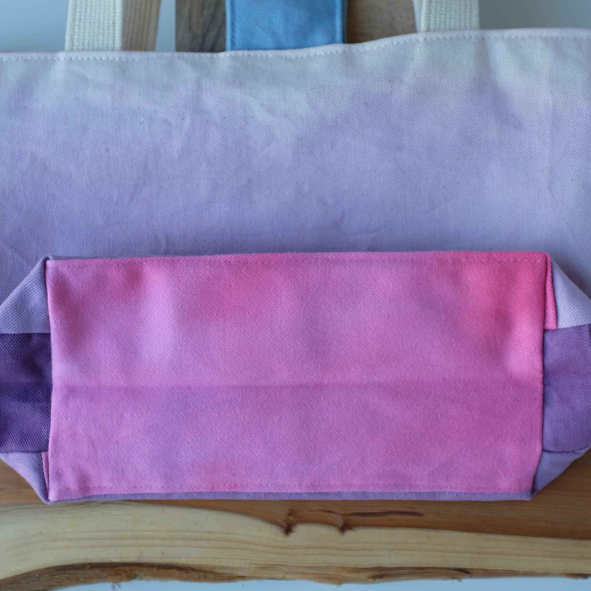 Aquarelle Project Basket - Hand-Dyed Organic Cotton, Rosa & Viola - END OF COLLECTION-La Cave à Laine