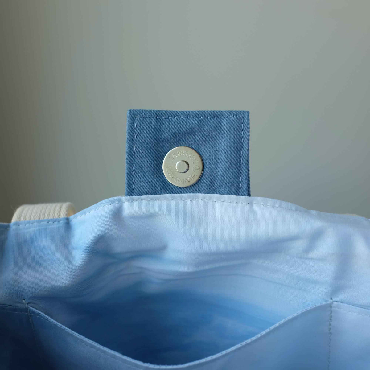 Aquarelle Project Basket - Hand-Dyed Organic Cotton, Blu & Verde - END OF COLLECTION-La Cave à Laine