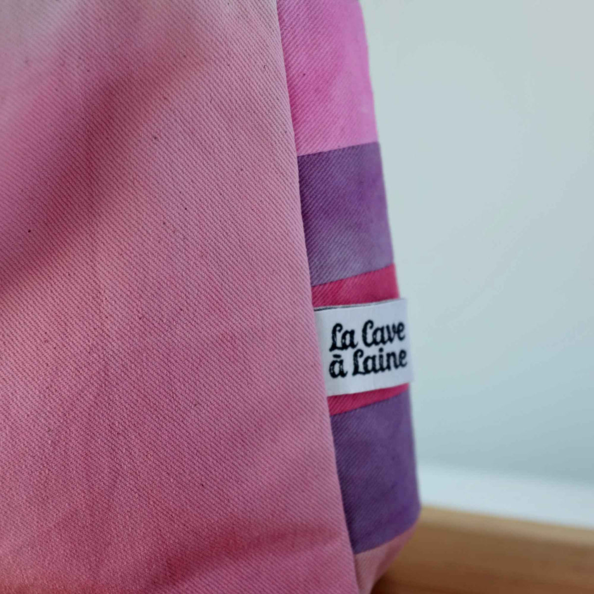 Aquarelle Project Basket - Hand-Dyed Organic Cotton, Rosa-La Cave à Laine