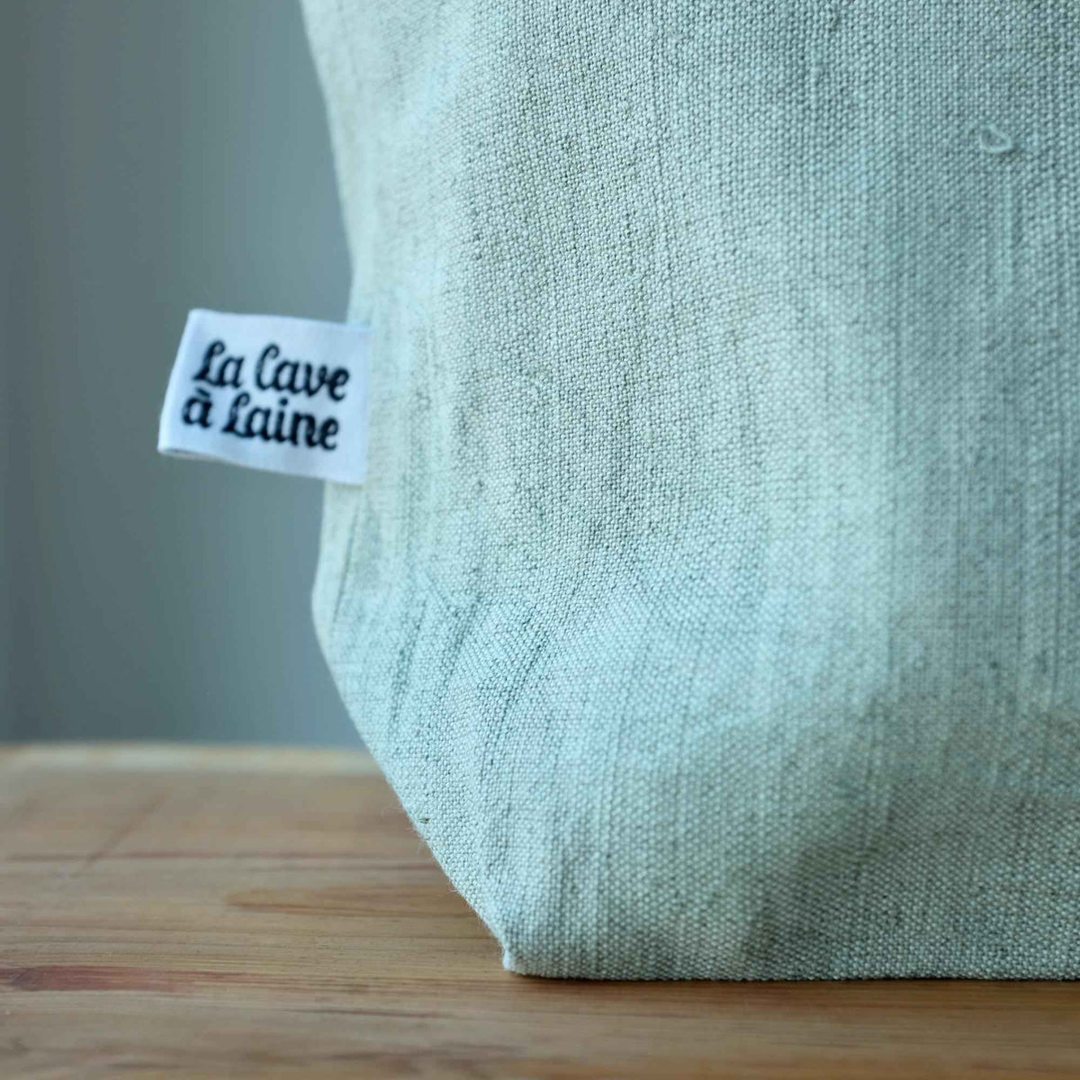 Aquarelle Project Bag - Hand-Dyed French Linen-La Cave à Laine