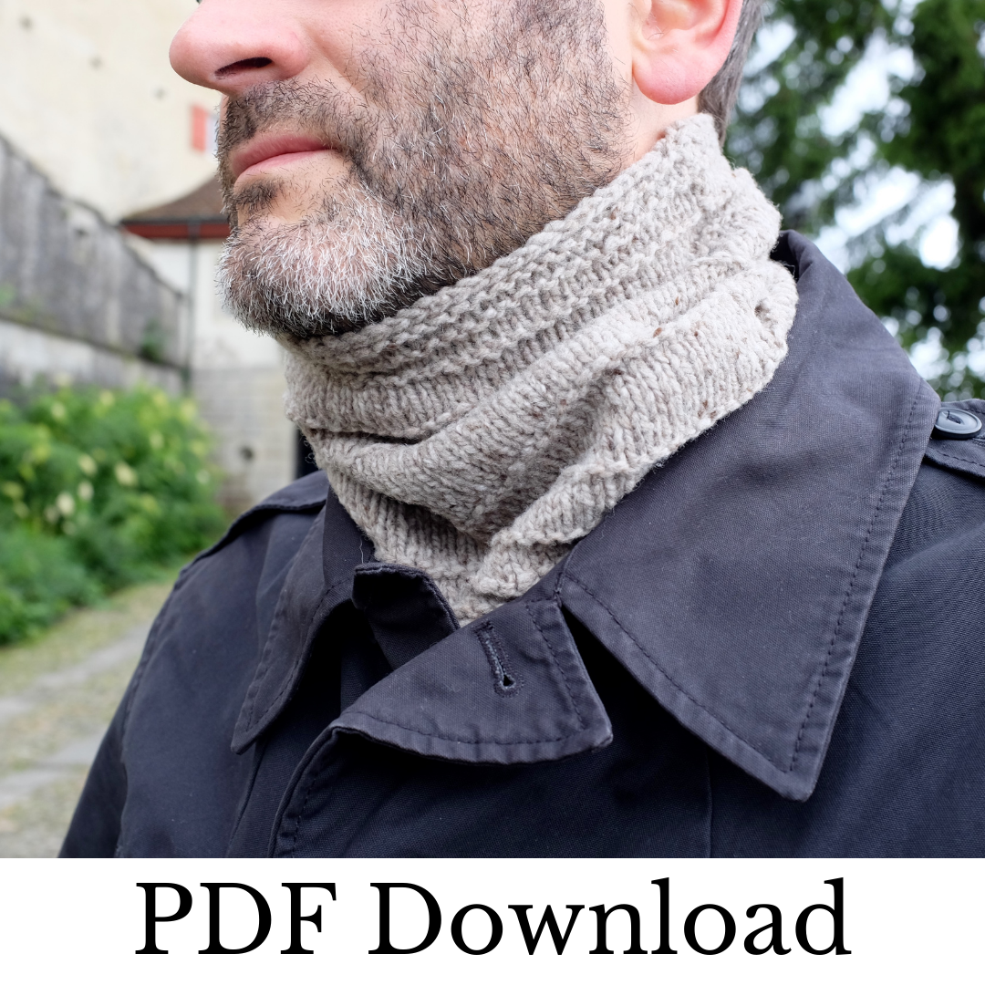 Fibonacci Cowl - PDF pattern download-La Cave à Laine