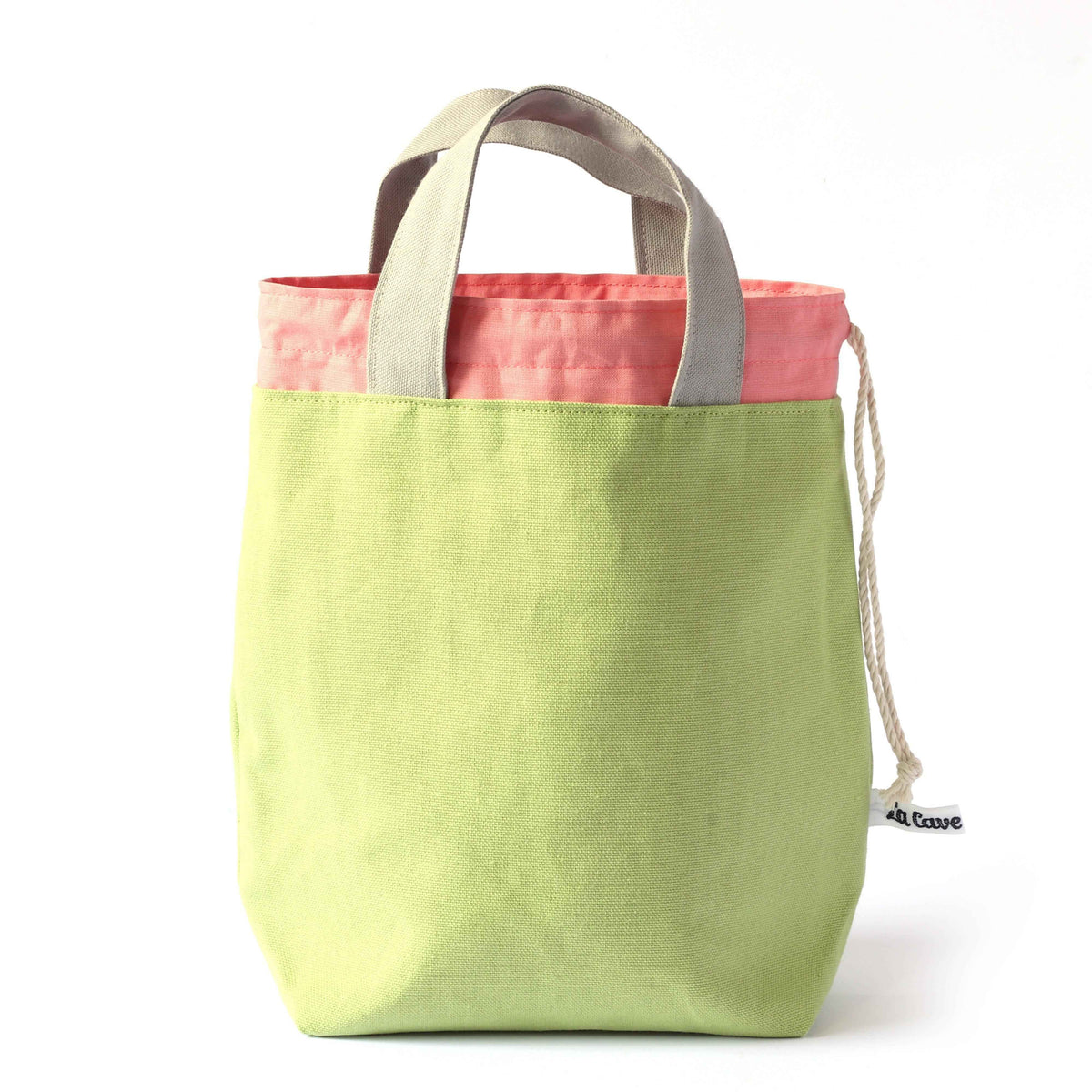 Super Gioia Project Bag - Green, Reversible-La Cave à Laine