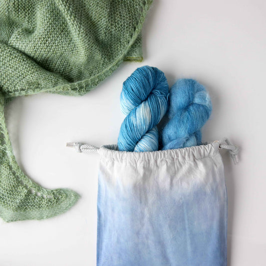 Snow Can Wait Shawl KIT - Eva-La Cave à Laine