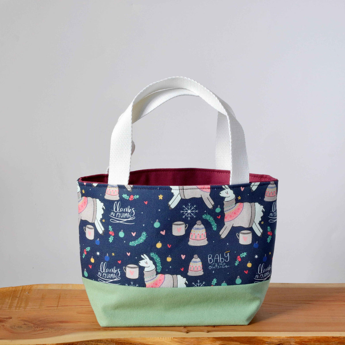 Llama Project Bag - Small-La Cave à Laine