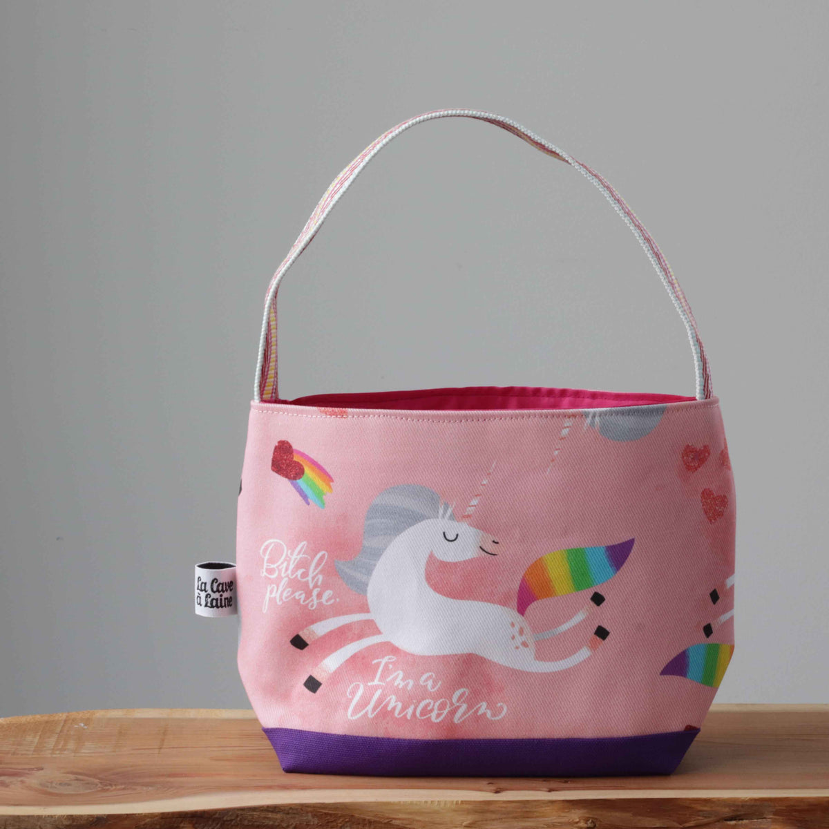Unicorns Project Bag - Small-La Cave à Laine