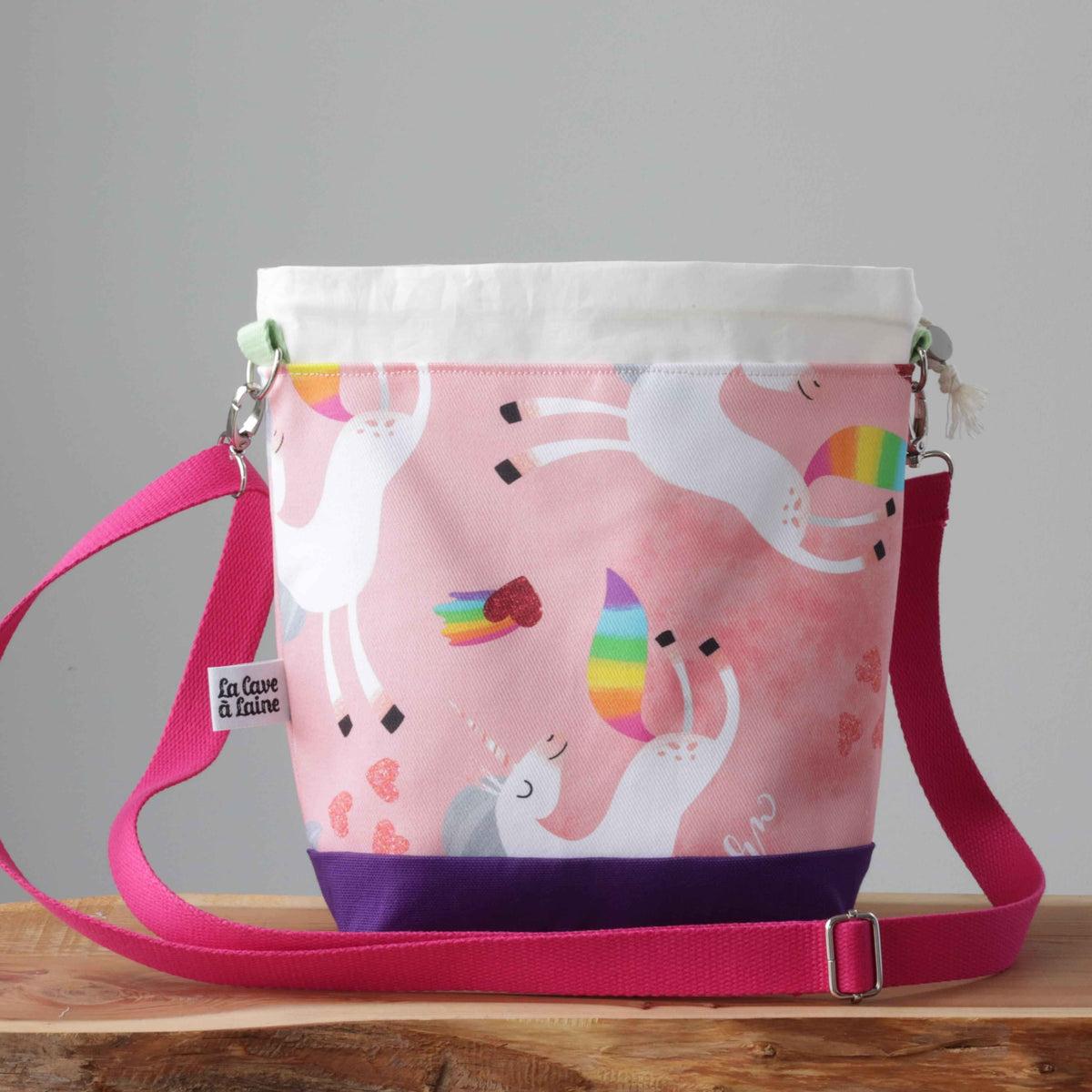 Unicorns Project Bag - Crossbody-La Cave à Laine