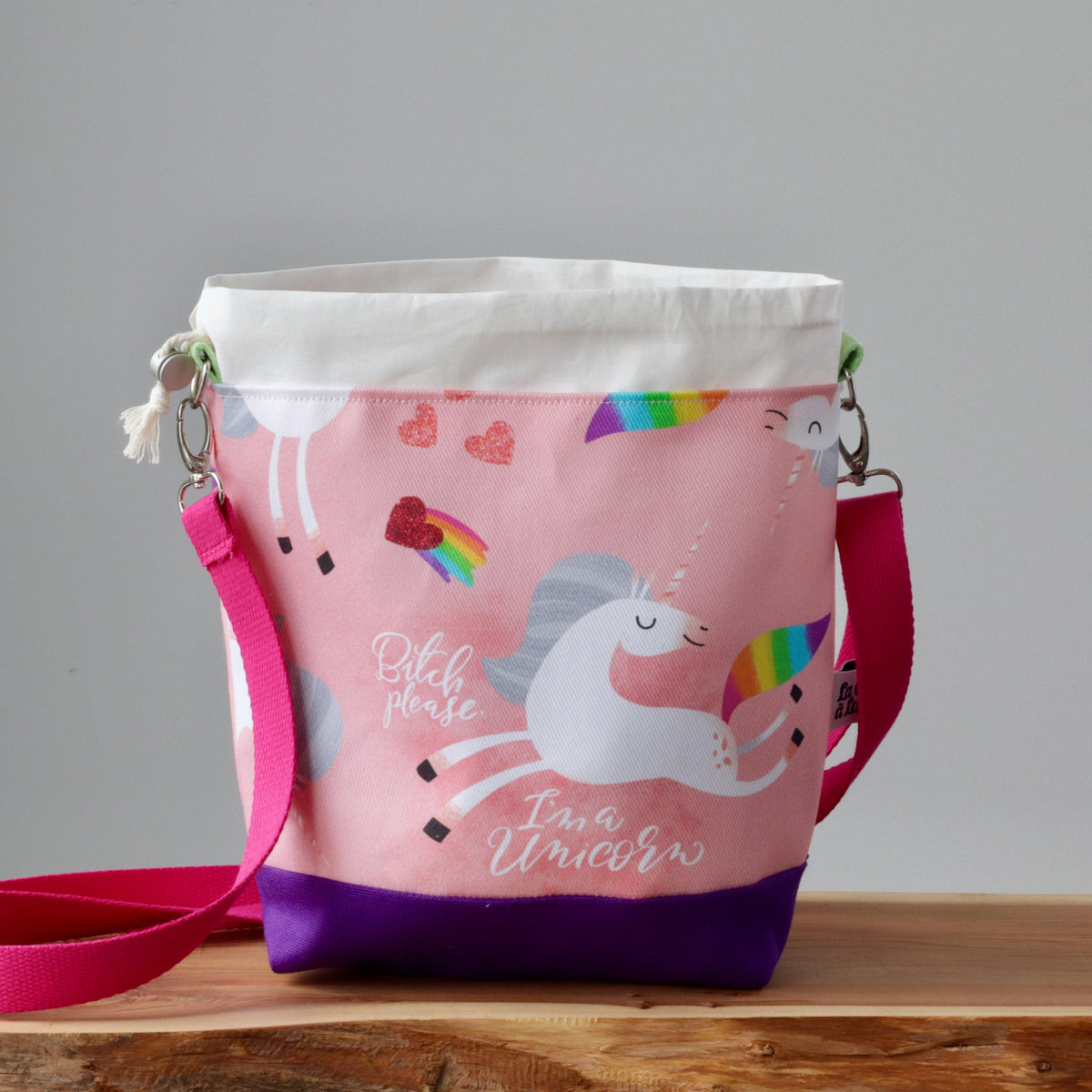 Unicorns Project Bag - Crossbody-La Cave à Laine