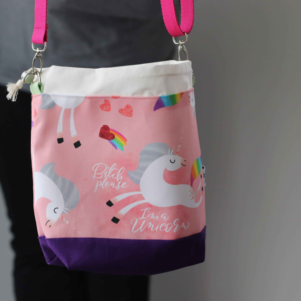 Unicorns Project Bag - Crossbody-La Cave à Laine