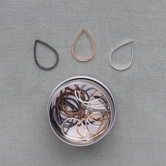 21 Stitch Markers - Teardrop Mix-La Cave à Laine